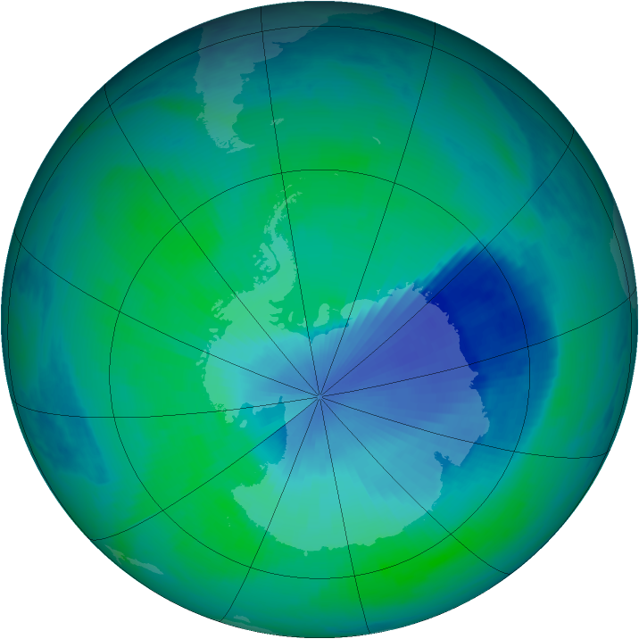 Ozone Map 1999-12-25